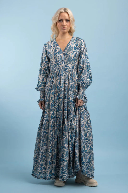Briar Maxi Dress - Blue Print