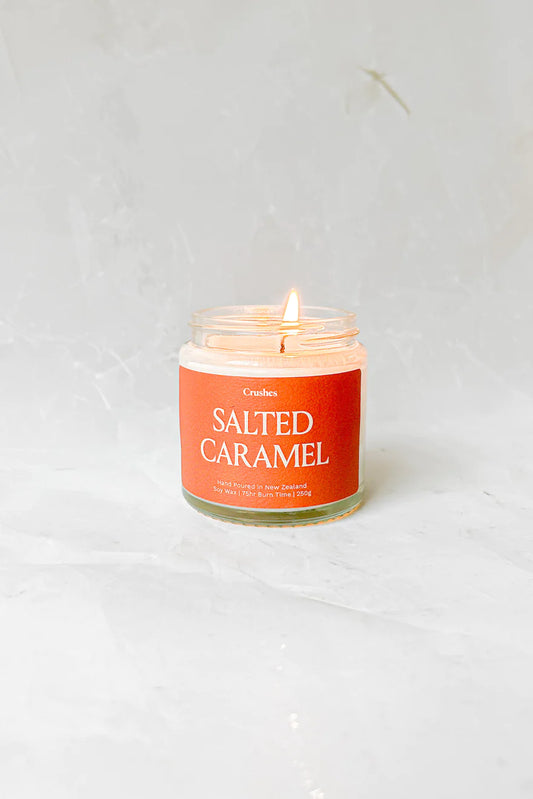 Salted Caramel Scented Soy Candle