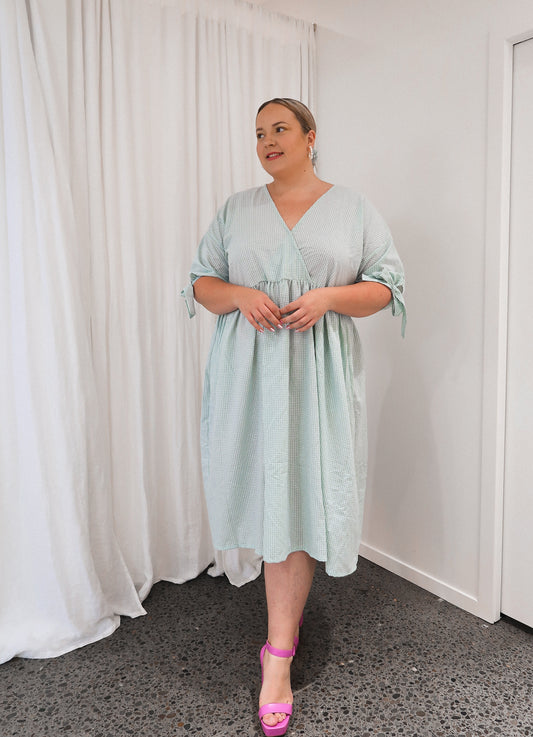 Cora Dress - Brown – Wicker & Co New Zealand